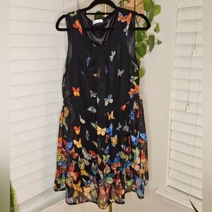 La Soul Black Dress With Butterfles